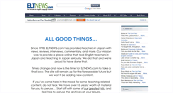 Desktop Screenshot of eltnews.com